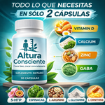 🌱 ALTURA CONSCIENTE™-Presentación: Frasco con 30 cápsulas $29.99 +ENVIO GRATIS✨