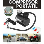 Compresor de Aire 300 PSI Portátil - Inflador de Llantas 12V/USB-C con Carga Rápida, para Autos, Motos, Bicicletas, Pelotas