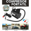 Compresor de Aire 300 PSI Portátil - Inflador de Llantas 12V/USB-C con Carga Rápida, para Autos, Motos, Bicicletas, Pelotas