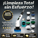 Super Cepillo De Limpieza Eléctrico Giratorio 9 en 1 Y ¡ENVÍO GRATIS a todo el país!