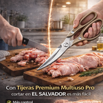✂️TIGERA Multiuso: Diseñadas para cortar carne, aves, huesos, verduras y pescado. 