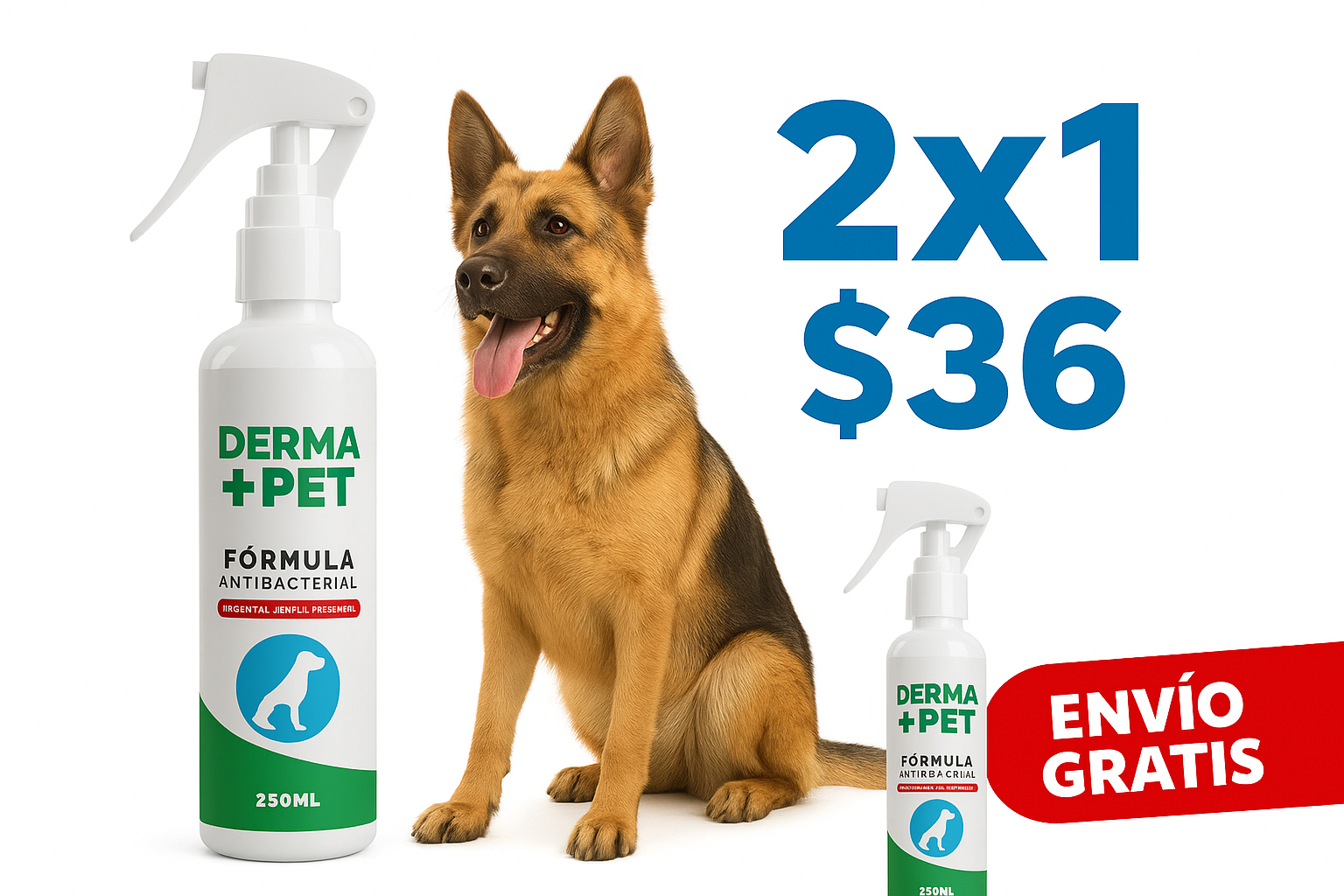 Derma Pet 2X1 + Envio Gratis   Adios Alergias