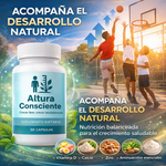 🌱 ALTURA CONSCIENTE™-Presentación: Frasco con 30 cápsulas $29.99 +ENVIO GRATIS✨