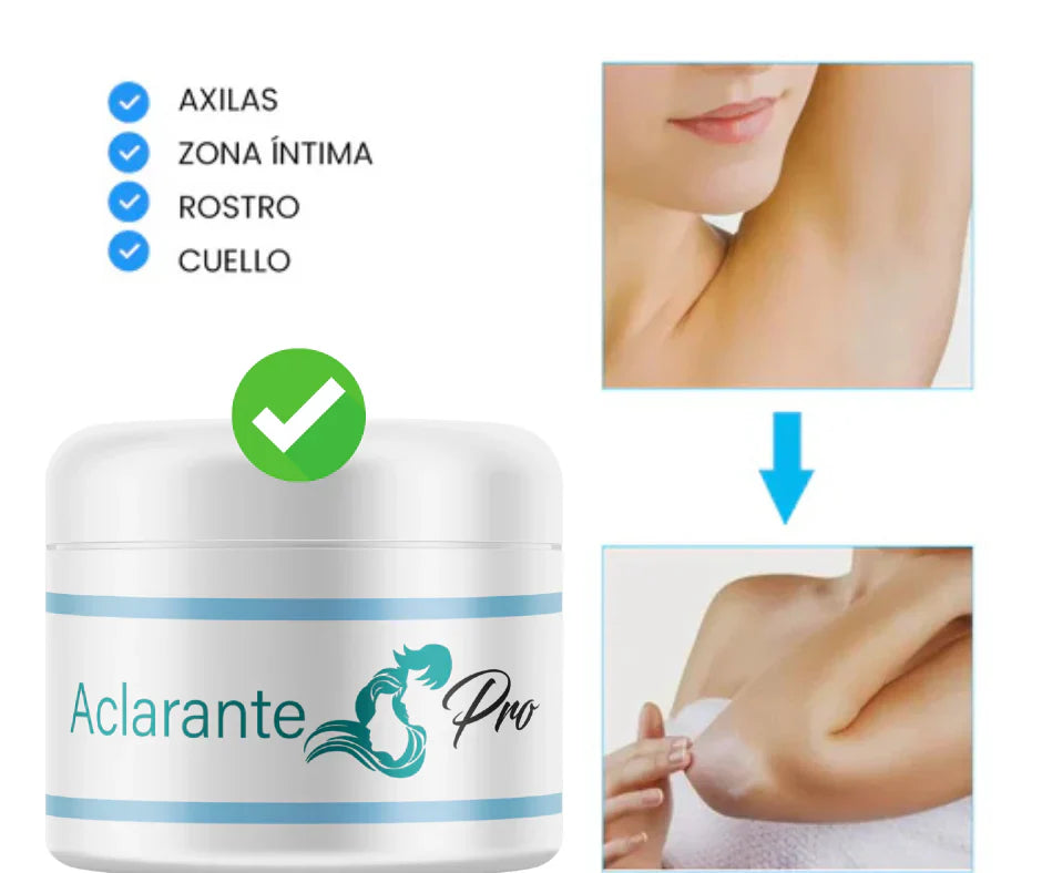 ¡Mega promoción de Crema Aclarante! 2 x 1  , precio $35