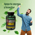 🌴SUPER  MAGNESIO & ASHWAGANDHA + 60 CAPS ORIGINAL $29.99+ envio gratis