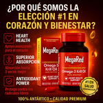 🔥 MegaRed Omega 3s® – Impulsa tu testosterona y energía natural 1000 mg. 60 Caps.