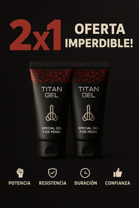 ⚡ Oferta Especial: Titan Gel 2x1 – Doble Potencia Masculina