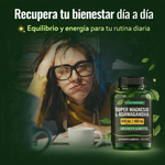 🌴SUPER  MAGNESIO & ASHWAGANDHA + 60 CAPS ORIGINAL $29.99+ envio gratis