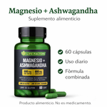 🌴SUPER  MAGNESIO & ASHWAGANDHA + 60 CAPS ORIGINAL $29.99+ envio gratis