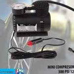 Compresor de Aire 300 PSI Portátil - Inflador de Llantas 12V/USB-C con Carga Rápida, para Autos, Motos, Bicicletas, Pelotas