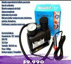 Compresor de Aire 300 PSI Portátil - Inflador de Llantas 12V/USB-C con Carga Rápida, para Autos, Motos, Bicicletas, Pelotas